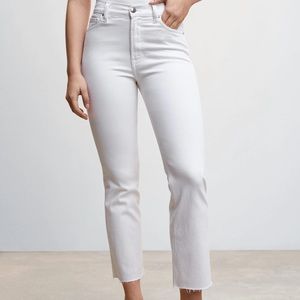 NWT Mango white jeans